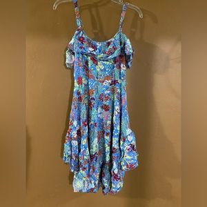 ABEL THE LABEL floral ruffle dress